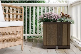 Plastový samozavlažovací kvetináč Deco Square – Keter