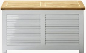 Ručne vyrobená úložná truhlica z mahagónového dreva's pokrievkou z tíkového dreva Lago