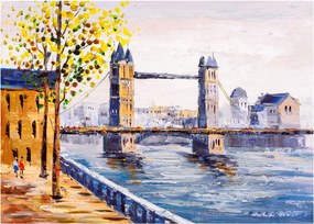 Obraz - Maľba mesta (70x50 cm)