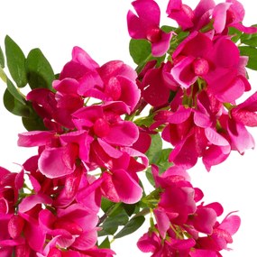 Dekoratívna kvetina 85 cm, s kvetmi 40 cm, kvet 11 cm, purpurová