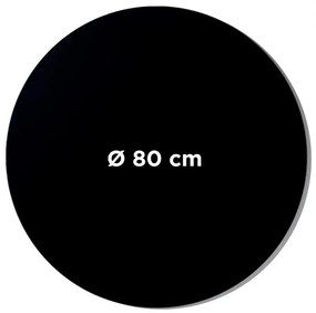 COMPACT 10 BLACK - STOLOVÁ DOSKA Ø80 cm