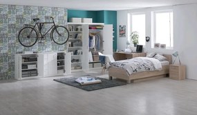 Nočný stolík Mega 40, dub sonoma