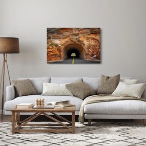 Obraz - tunel v skale (90x60 cm)
