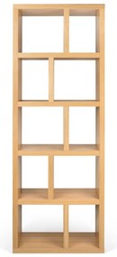 Knižnica v dekore duba v prírodnej farbe 70x198 cm Berlin – TemaHome