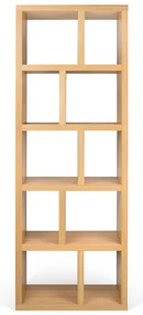 Knižnica v dekore duba v prírodnej farbe 70x198 cm Berlin – TemaHome