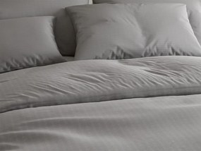 Krepové obliečky DENYX BLEND sivé, zips Rozmer obliečky: 70 x 90 cm | 140 x 200 cm