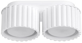 Sollux  SL.1783 - Bodové svietidlo AURA 2xGX53/10W/230V biela