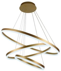 LED Stmievateľný luster na lanku LED/125W/230V 3000-6500K + diaľkové ovládanie