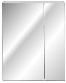 Kúpeľňová skrinka CMD HAVANA 84-60 biela/zrkadlo