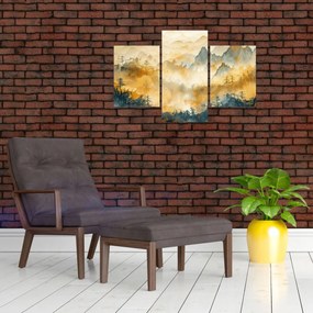 Obraz - Pohorie, akvarel (90x60 cm)