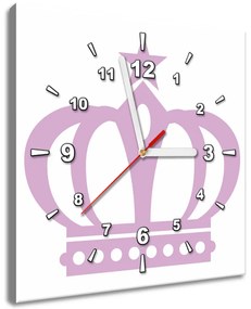 Gario Obraz s hodinami Koruna Rozmery: 40 x 40 cm