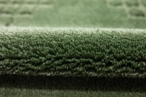 Kúpeľňový koberček Sego zelený, mozaika