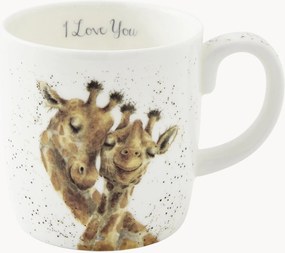 Hrnček z jemného kostného porcelánu I Love You