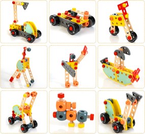 Drevená dielňa pre deti stôl na náradie ECOTOYS