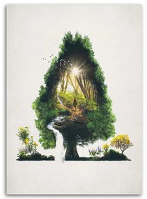 Gario Obraz na plátne Cesta v strome - Barrett Biggers Rozmery: 70 x 100 cm
