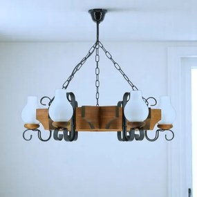 Brilagi - Luster na reťazi QUEEN 6xE14/40W/230V buk