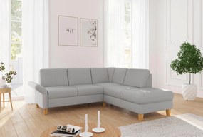 XXXLutz ROHOVÁ SEDAČKA, textil, svetlosivá Sit & More - Sedačky - 000144016159