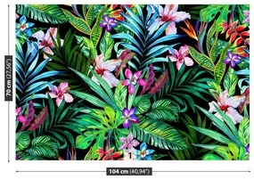 Fototapeta Vliesová Tropické kvety 208x146 cm