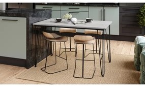 Jedálenský stôl HALIJA, betónová šedá