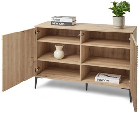 Komoda »REET« v lamelovom vzhľade