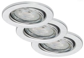 Briloner 7149-039-SADA 3xLED Stmievateľné kúpeľňové svietidlo 1xGU10/5W/230V IP23