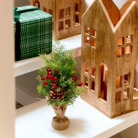 Vianočný stromček JULETRAN so šiškami 715501