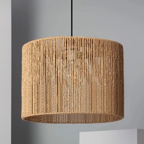 Toolight BOHO, stropné svietidlo s priemerom 40cm 1xE27 APP1325-1CP, čierna-hnedá, OSW-02412