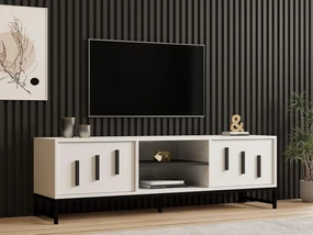 TV stolík/skrinka Nalasi (biela) . Vlastná spoľahlivá doprava až k Vám domov. 1095431