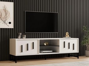 TV stolík/skrinka Nalasi (biela) . Vlastná spoľahlivá doprava až k Vám domov. 1095431