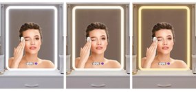 California toaletný stolík, biely