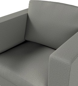 Poťah na kreslo Karlanda, krátky farba produktu sivá látka zapletaná