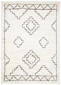 Kusový koberec shaggy Pena krémový 140x200cm