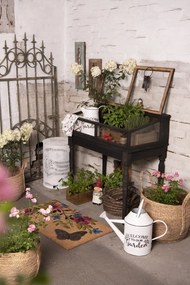 4 ks pletených košíkov Elaina s ušami - Ø 30 * 23/32 / Ø 27 * 21/30 / Ø 23 * 18/26 / Ø 18 * 15/23 cm