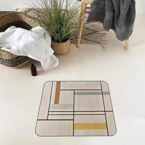 Svetlohnedé kúpeľňové predložky v súprave 2 ks 60x100 cm – Mila Home