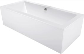 Mexen Cube rektangulárna vaňa 170 x 80 cm s krytom, biela - 55051708000X
