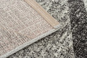 Koberec FEEL 5673/16811 HERRINGBONE čierny / sivý / krémový