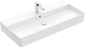 VILLEROY &amp; BOCH Memento 2.0 závesné umývadlo s otvorom (spodná strana brúsená), s prepadom, 1000 x 470 mm, biela alpská, 4A221G01