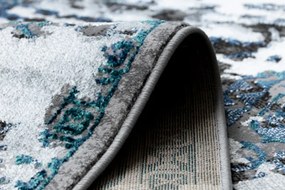 Koberec DE LUXE 2078 Ornament vintage - sivý