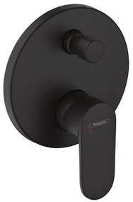 Sprchová a vaňová batéria Hansgrohe Vernis Blend bez podomietkového telesa čierny mat 71466670, 1 ks