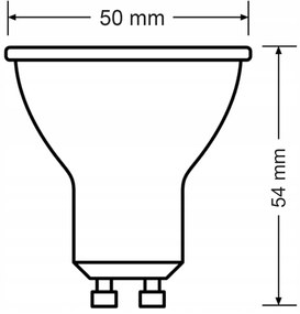 LED žiarovka Philips GU10 - 4,6 W - 355 Lm 36 ° - teplá biela - CorePro Premium