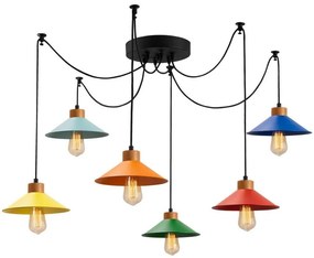 Luster na lanku MANAVGAT 6xE27/100W/230V pavúk