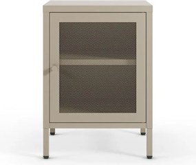 Krémovobiely nočný stolík Fayna – Marckeric