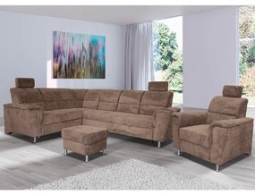 Tempo Kondela Taburet, hnedá látka, SANTIAGO