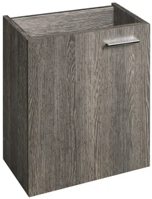 Aqualine Aqualine, ZOJA umývadlová skrinka 39,5x50x22cm, mali wenge, 51049MW