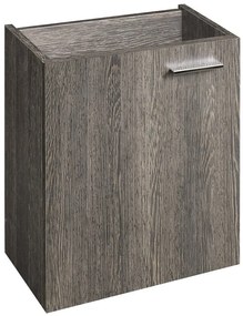 Aqualine Aqualine, ZOJA umývadlová skrinka 39,5x50x22cm, mali wenge, 51049MW