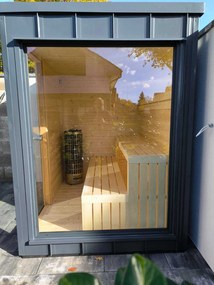 Shop Market Fínska sauna Alavus Antracit