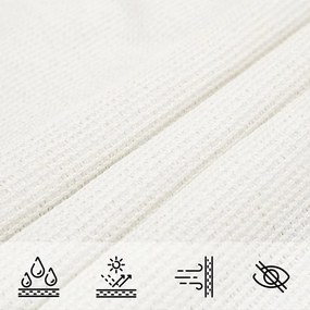 Tieniaca plachta 160 g/m² biela 4,5x4,5x4,5 m HDPE