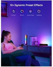 Govee - SADA 2x Flow Plus SMART LED TV & Gaming - RGBICWW Wi-Fi