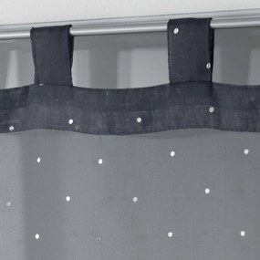 Antracitové voálové záclony v súprave 2 ks 60x90 cm Orion – douceur d'intérieur