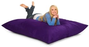 Sedací vak vankúš fialový semišový EMI